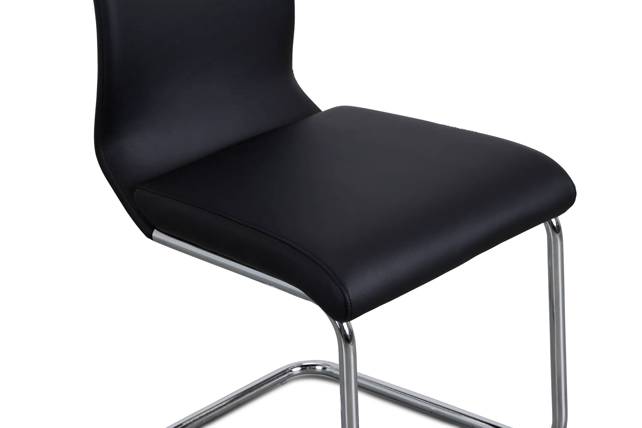 Lennox Black Upholstered Side Chair