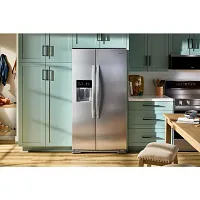 Whirlpool 5536 Series Stainless Steel Side By Side Refrigerator