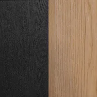 Monroe Black Bookcase