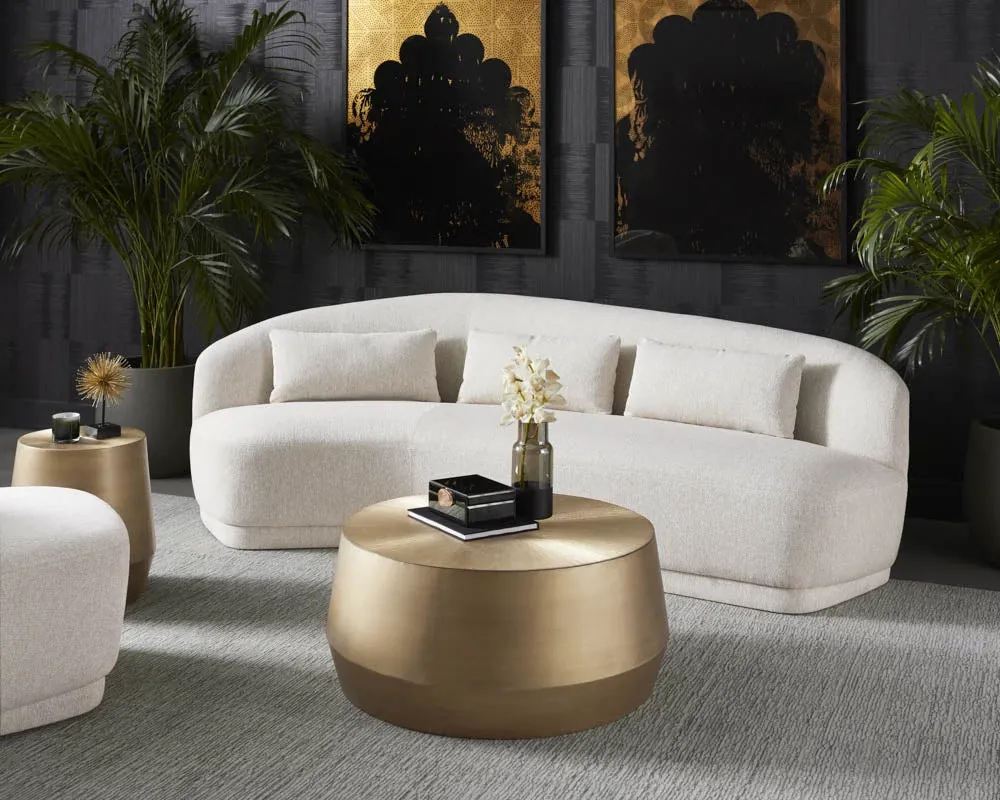 Mensa Gold Small Round Coffee Table