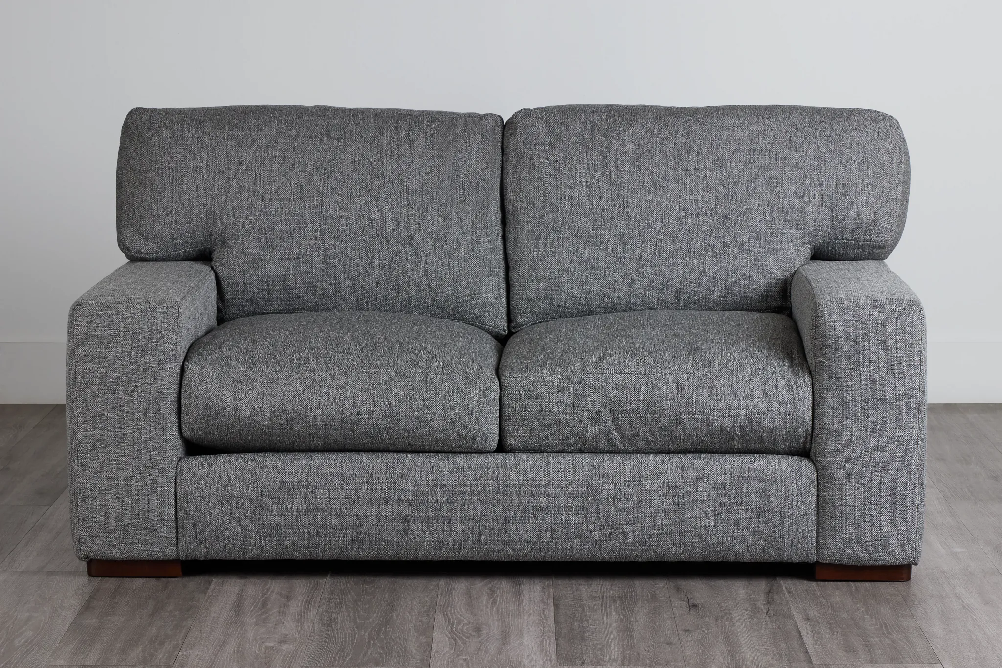 Veronica Dark Gray Down Loveseat
