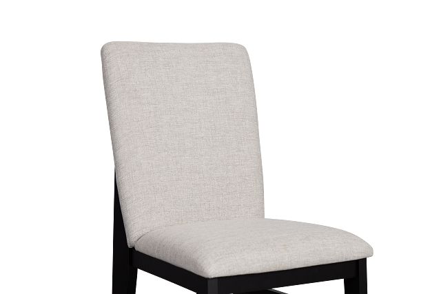 Riverdale Black Upholstered Side Chair