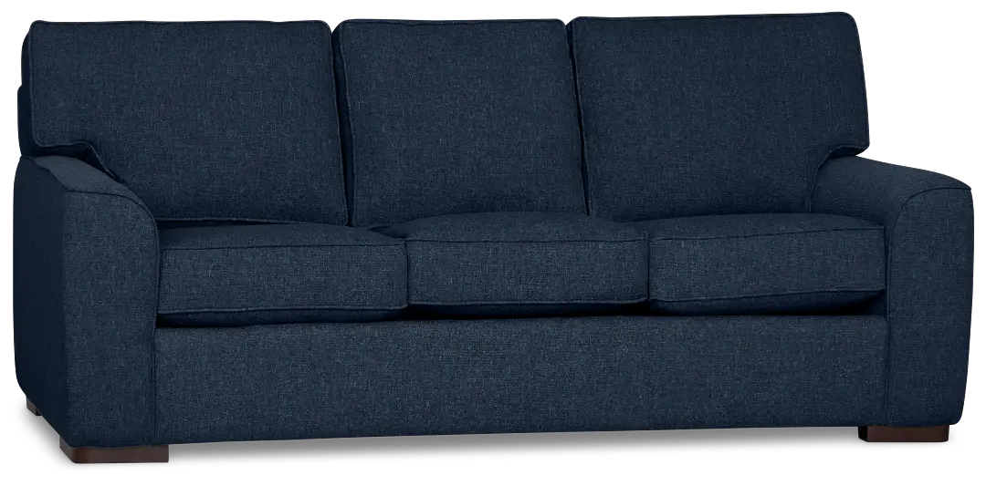 Sinclair Dark Blue Fabric Innerspring Sleeper Sinclair Dark Blue Fabric Innerspring Sleeper