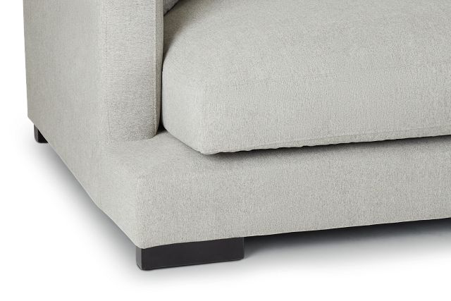 Emery Gray Fabric Small Right Chaise Sectional
