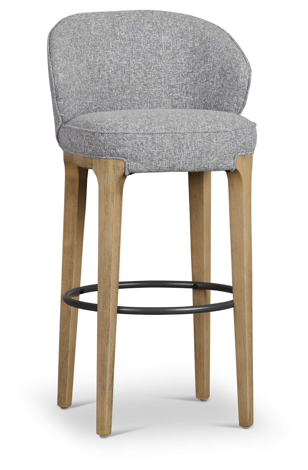 Libby Dark Gray Fabric 30" Upholstered Barstool Libby Dark Gray Fabric 30" Upholstered Barstool