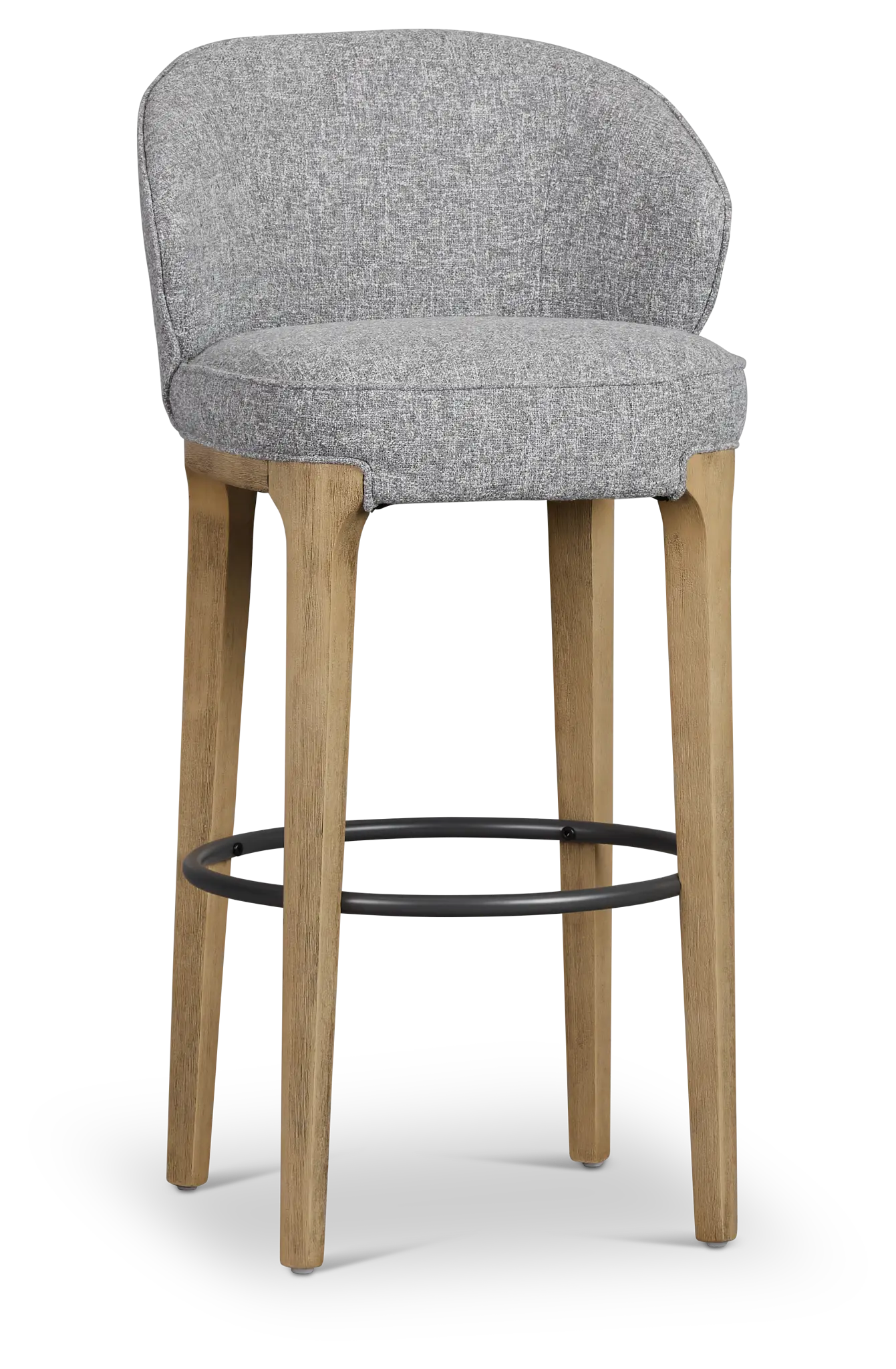 Libby Dark Gray Fabric 30" Upholstered Barstool Libby Dark Gray Fabric 30" Upholstered Barstool