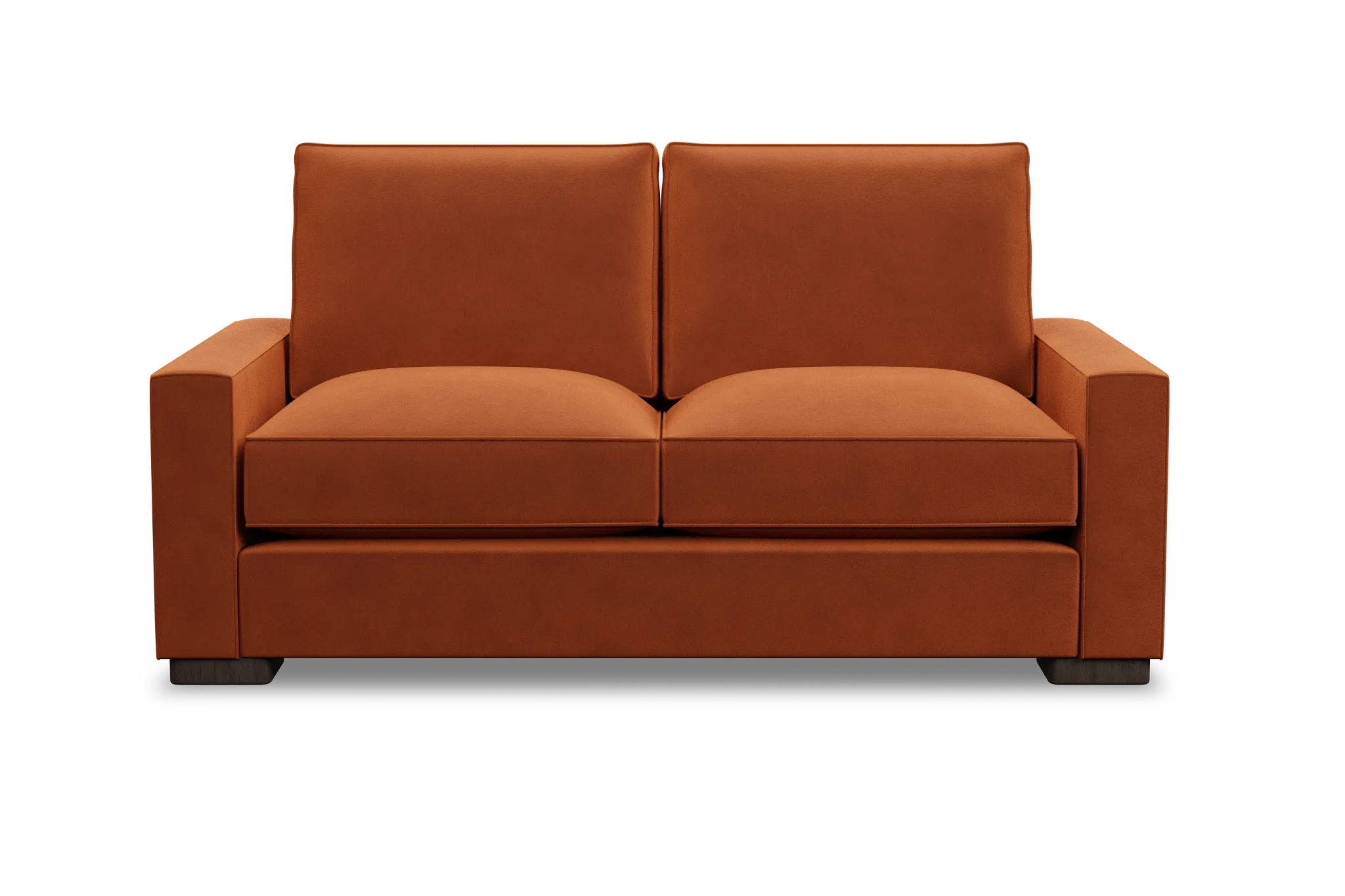 Edgewater Joya Orange Loveseat