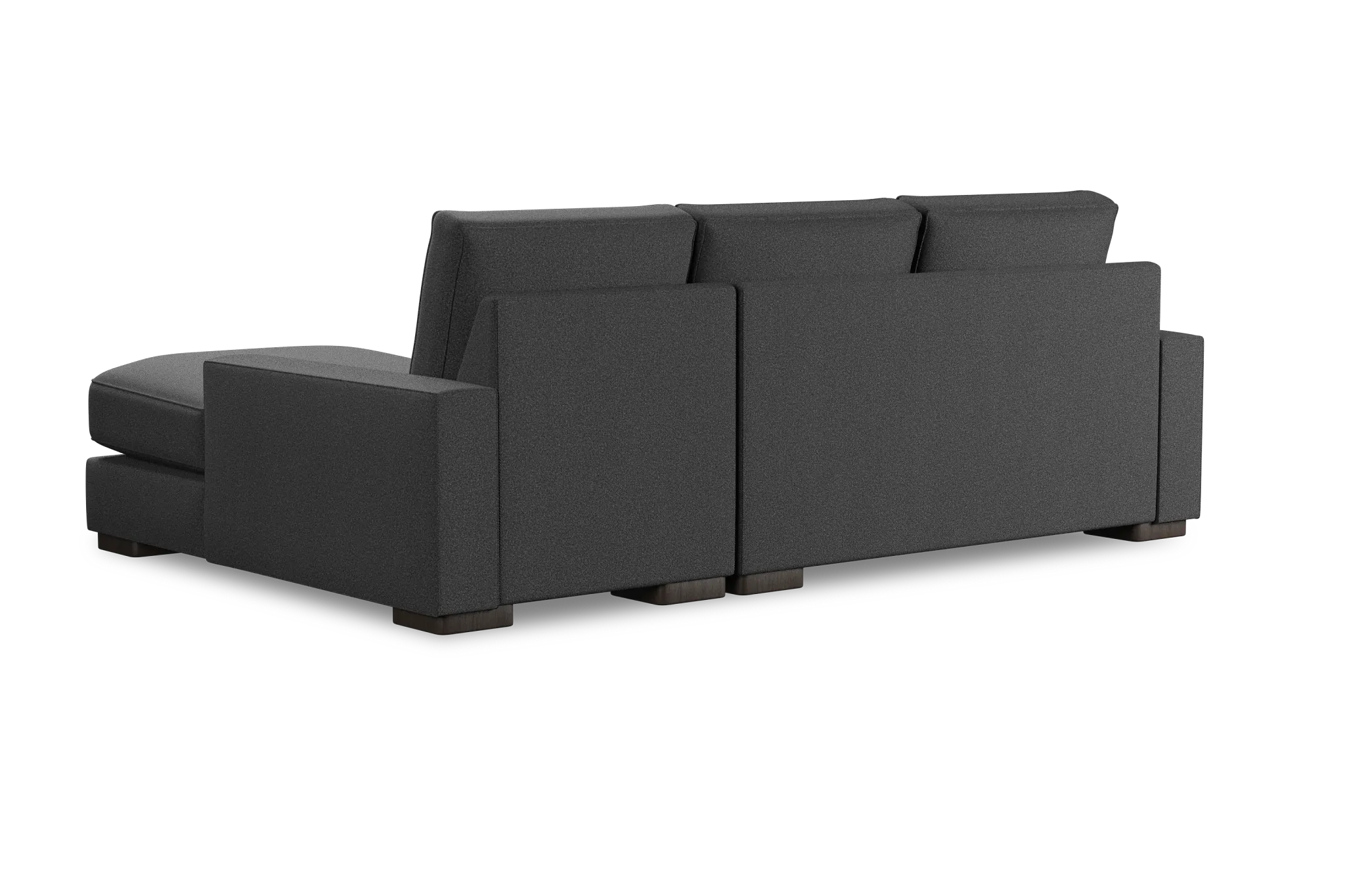 Edgewater Delray Dark Gray Right Chaise Sectional