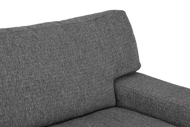 Veronica Dark Gray Down Left Chaise Sectional