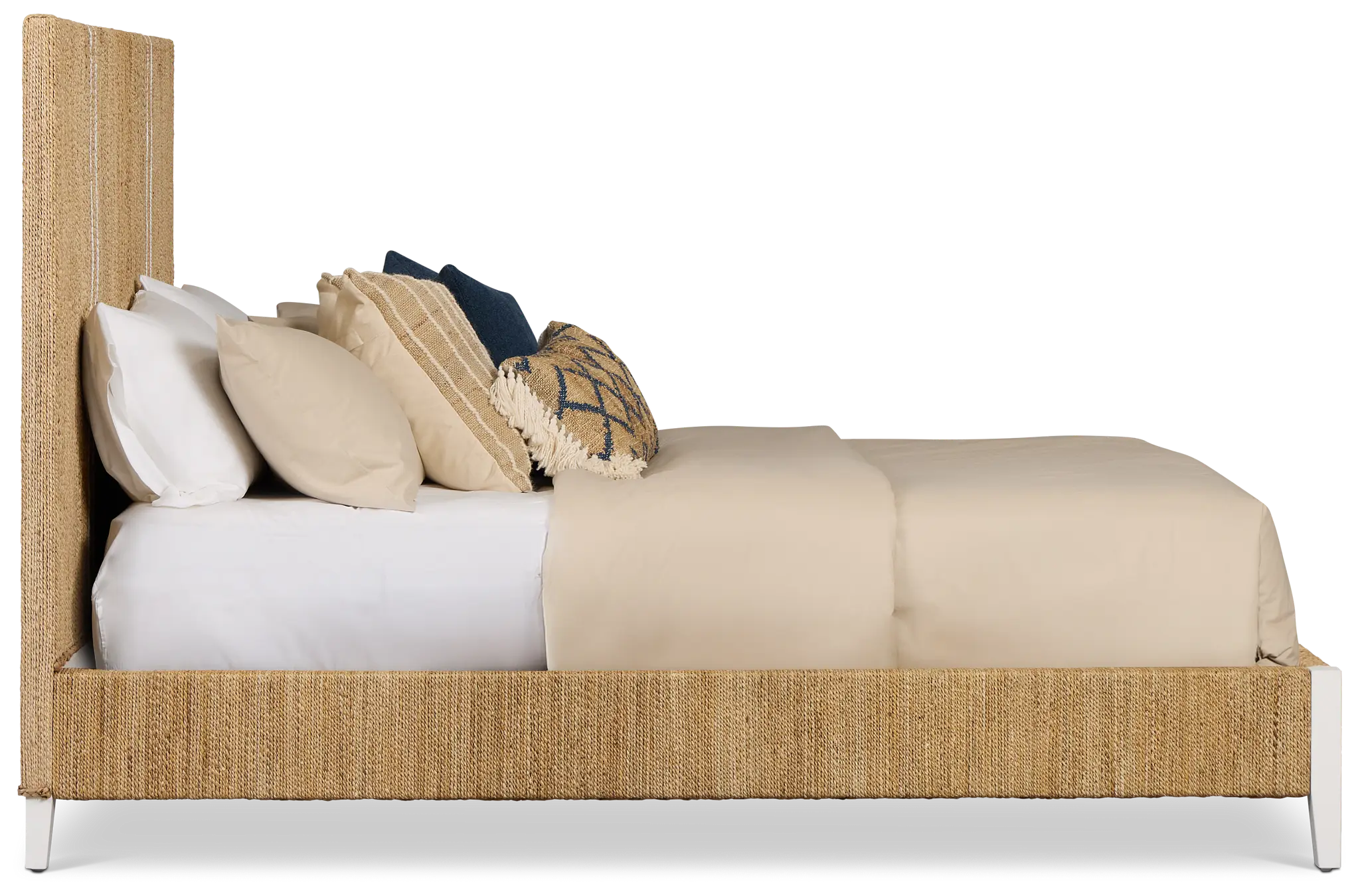 Nantucket Light Tone Woven Panel Bed Nantucket Light Tone Woven Panel Bed