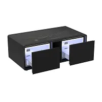 Rupin Black Fridge Rectangular Coffee Table