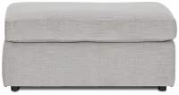 Noah Gray Fabric Ottoman