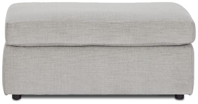 Noah Gray Fabric Ottoman