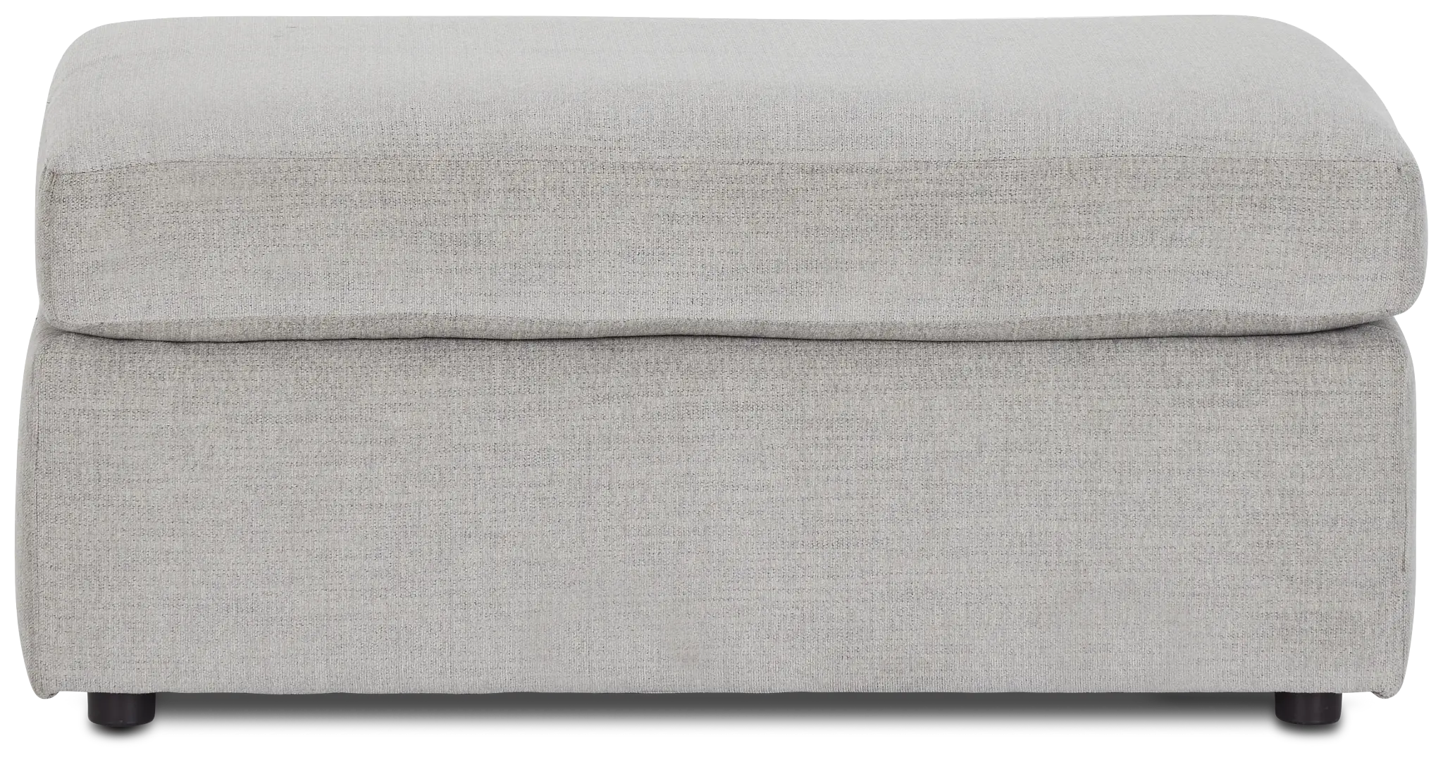 Noah Gray Fabric Ottoman Noah Gray Fabric Ottoman