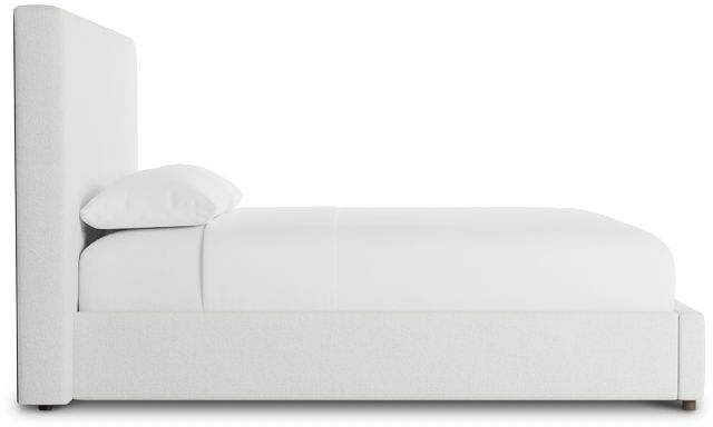 Grayton Elite Ivory 54" Upholstered Platform Bed