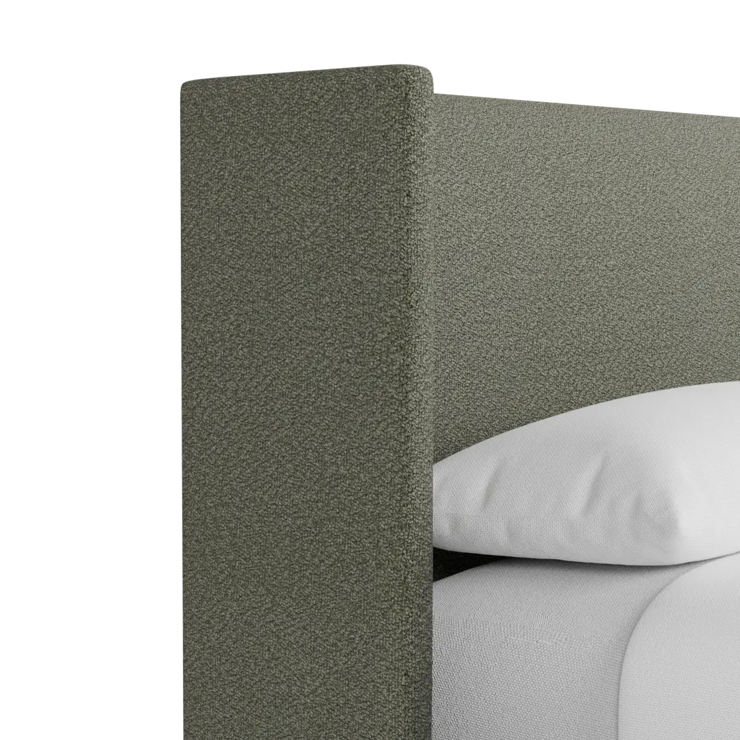 Captiva Sutton Green 48" Upholstered Shelter Bed Captiva Sutton Green 48" Upholstered Shelter Bed