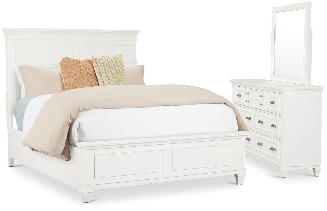 Cape Cod Ivory Panel Bedroom