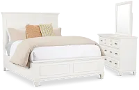 Cape Cod Ivory Panel Bedroom