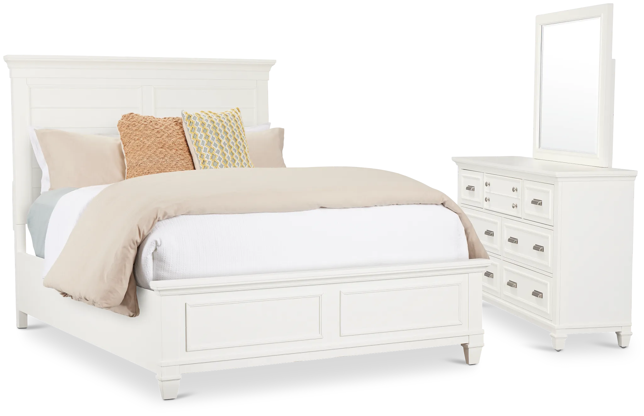 Cape Cod Ivory Panel Bedroom