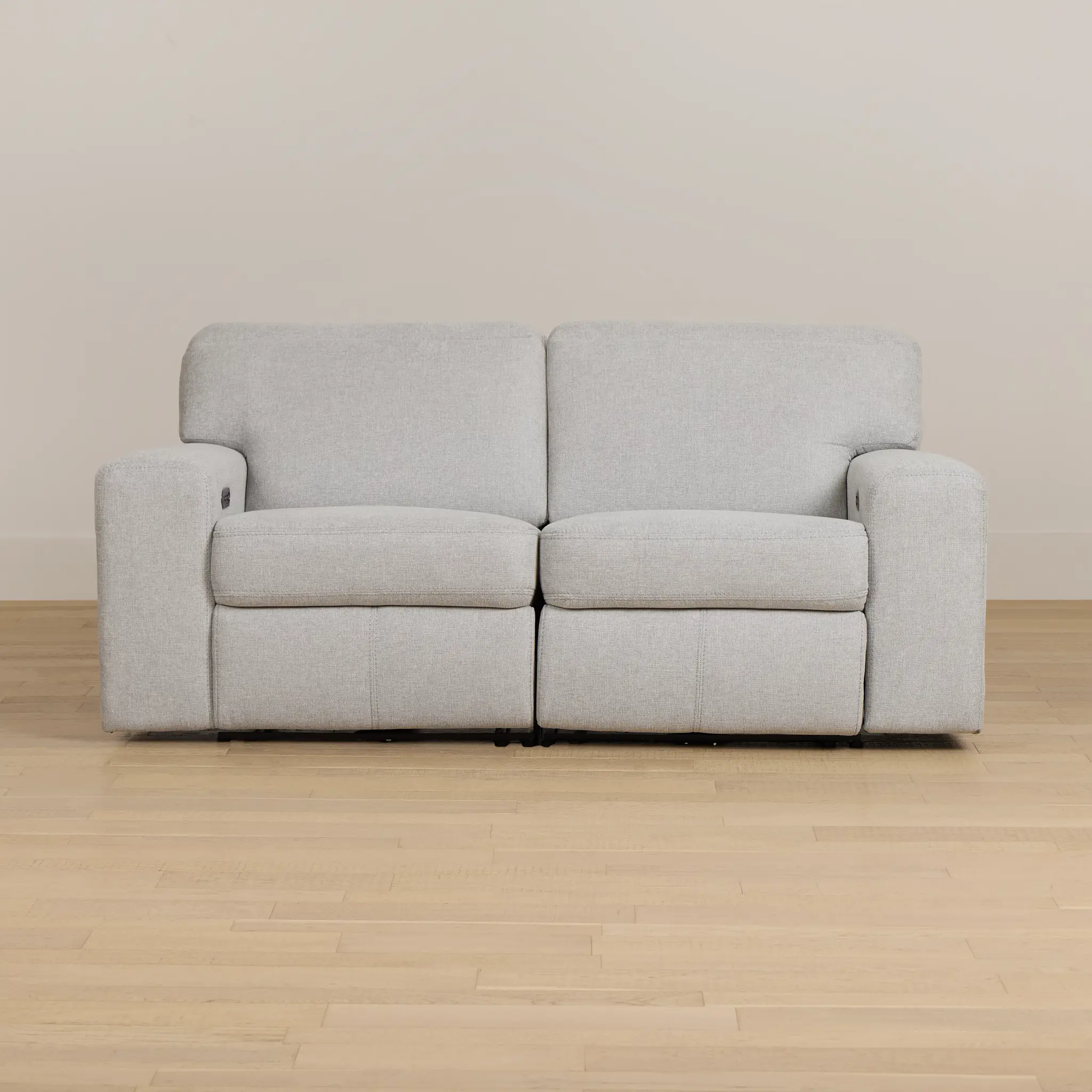 Callum Light Gray Fabric Power Reclining Sofa Callum Light Gray Fabric Power Reclining Sofa