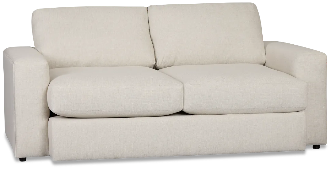 Brantley Light Beige Fabric Loveseat