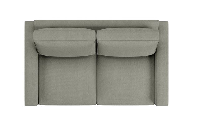 Edgewater Delray Pewter Loveseat