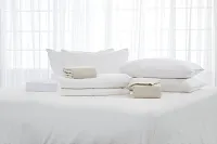 Rest & Renew Linen Blend Ivory Sheet Set