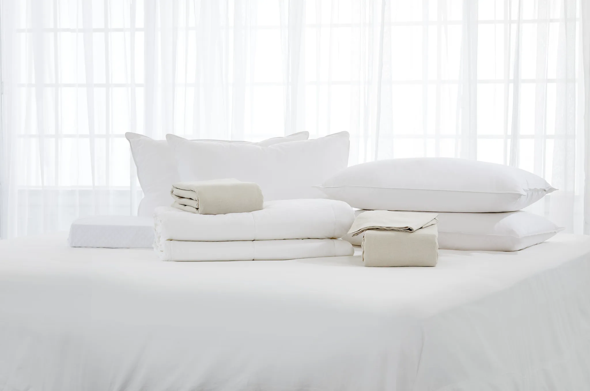 Rest & Renew Linen Blend Ivory Sheet Set