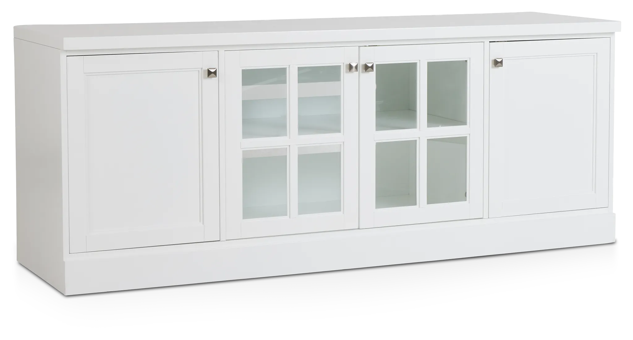 Newport White 76" Tv Stand