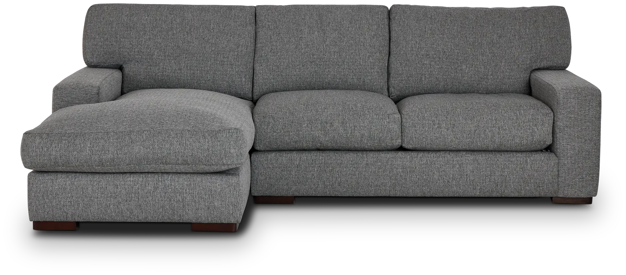 Veronica Dark Gray Down Left Chaise Sectional Veronica Dark Gray Down Left Chaise Sectional