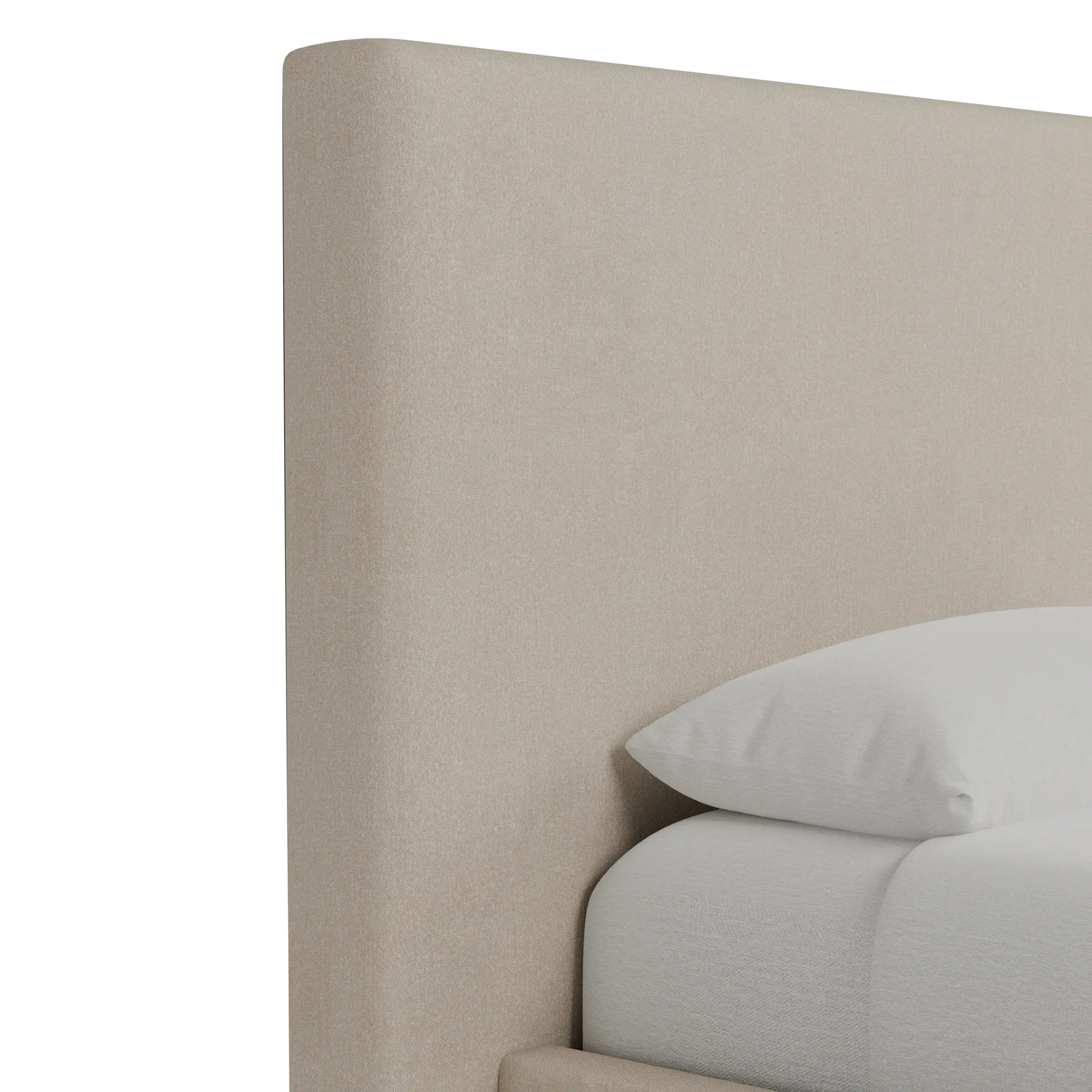 Grayton Peyton Beige 54" Upholstered Platform Bed Grayton Peyton Beige 54" Upholstered Platform Bed