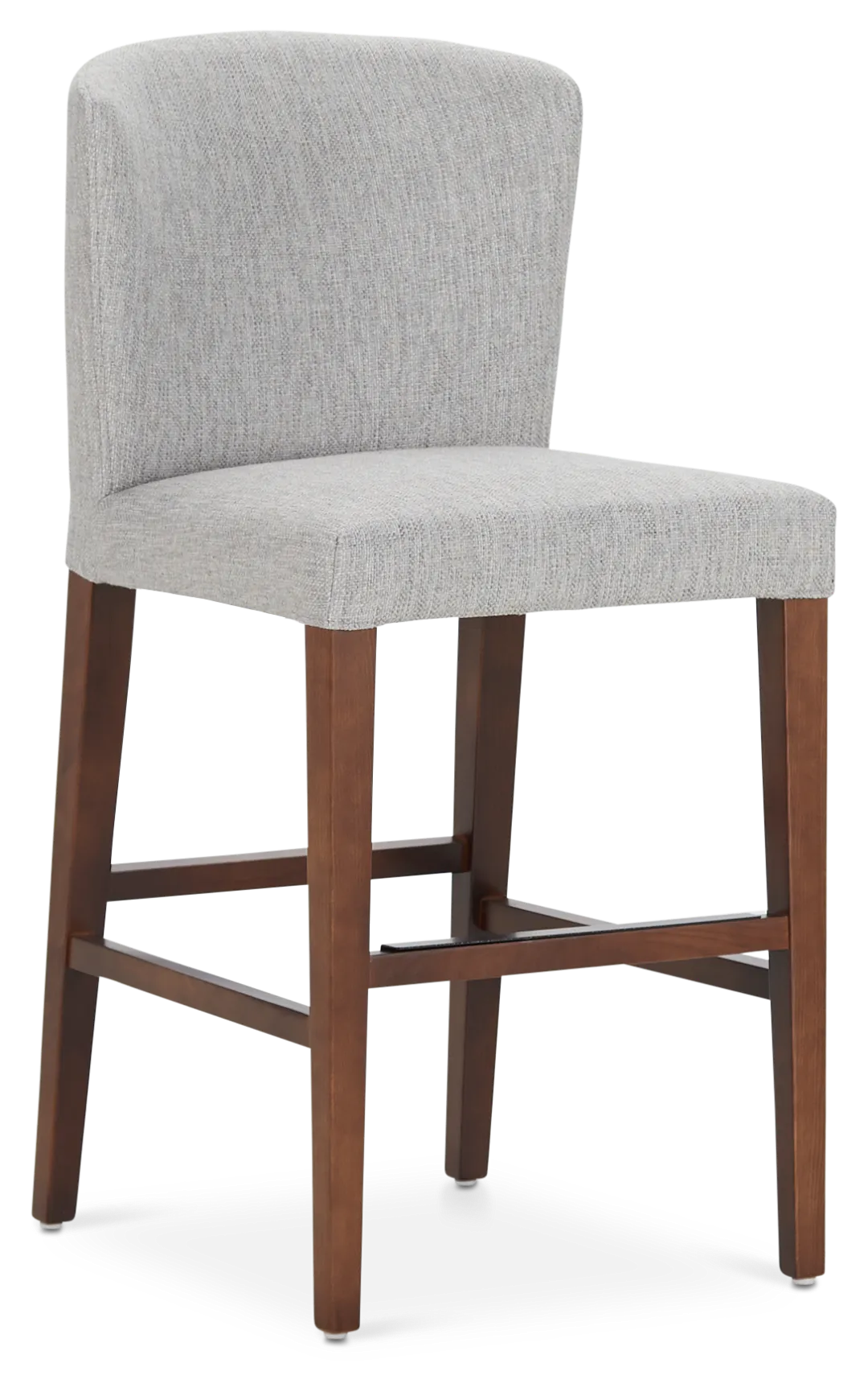 Bentley Light Gray 24" Upholstered Barstool