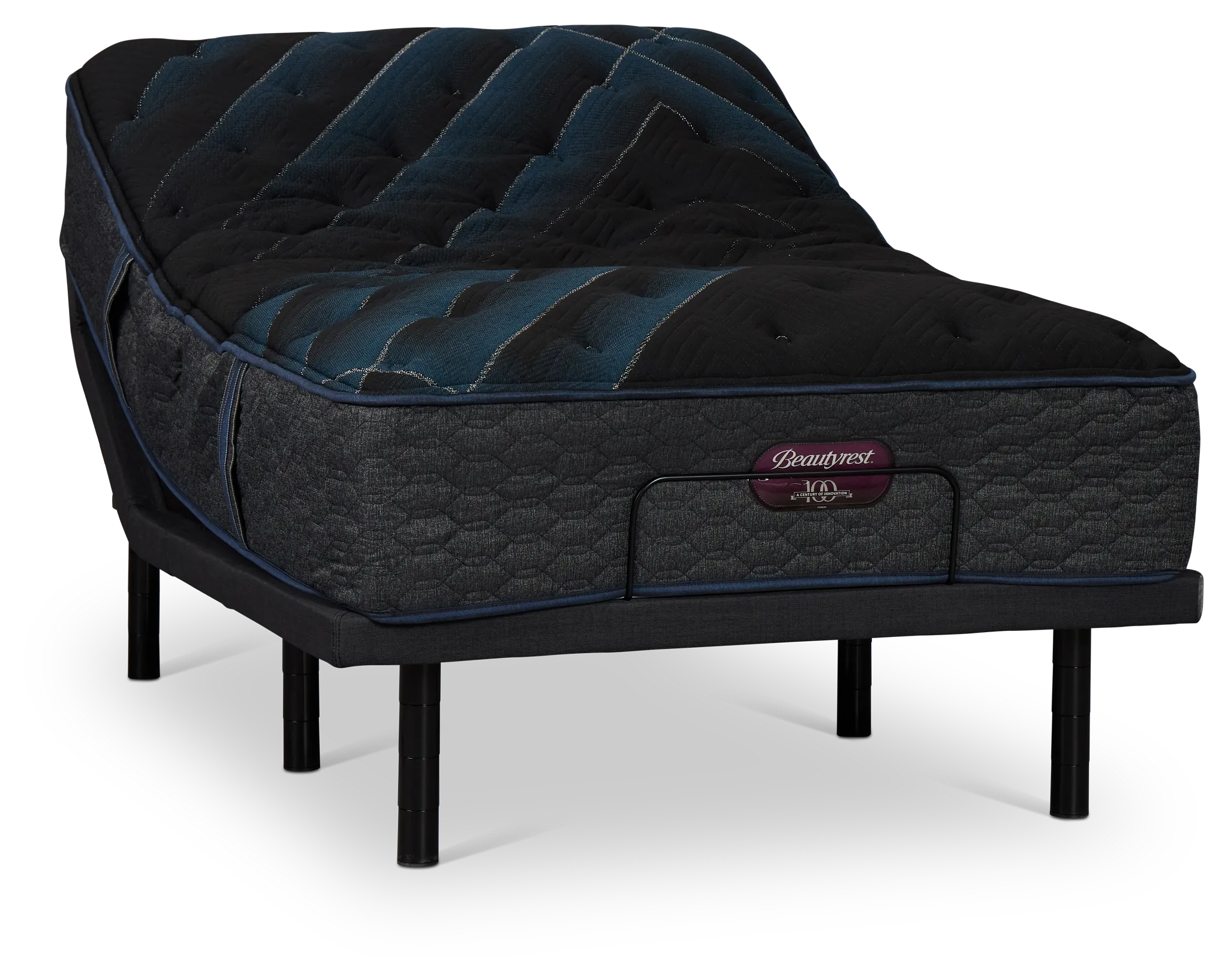 Simmons Beautyrest World Class Level 4 Plush Baselogic Platinum Adjustable Base Mattress Set