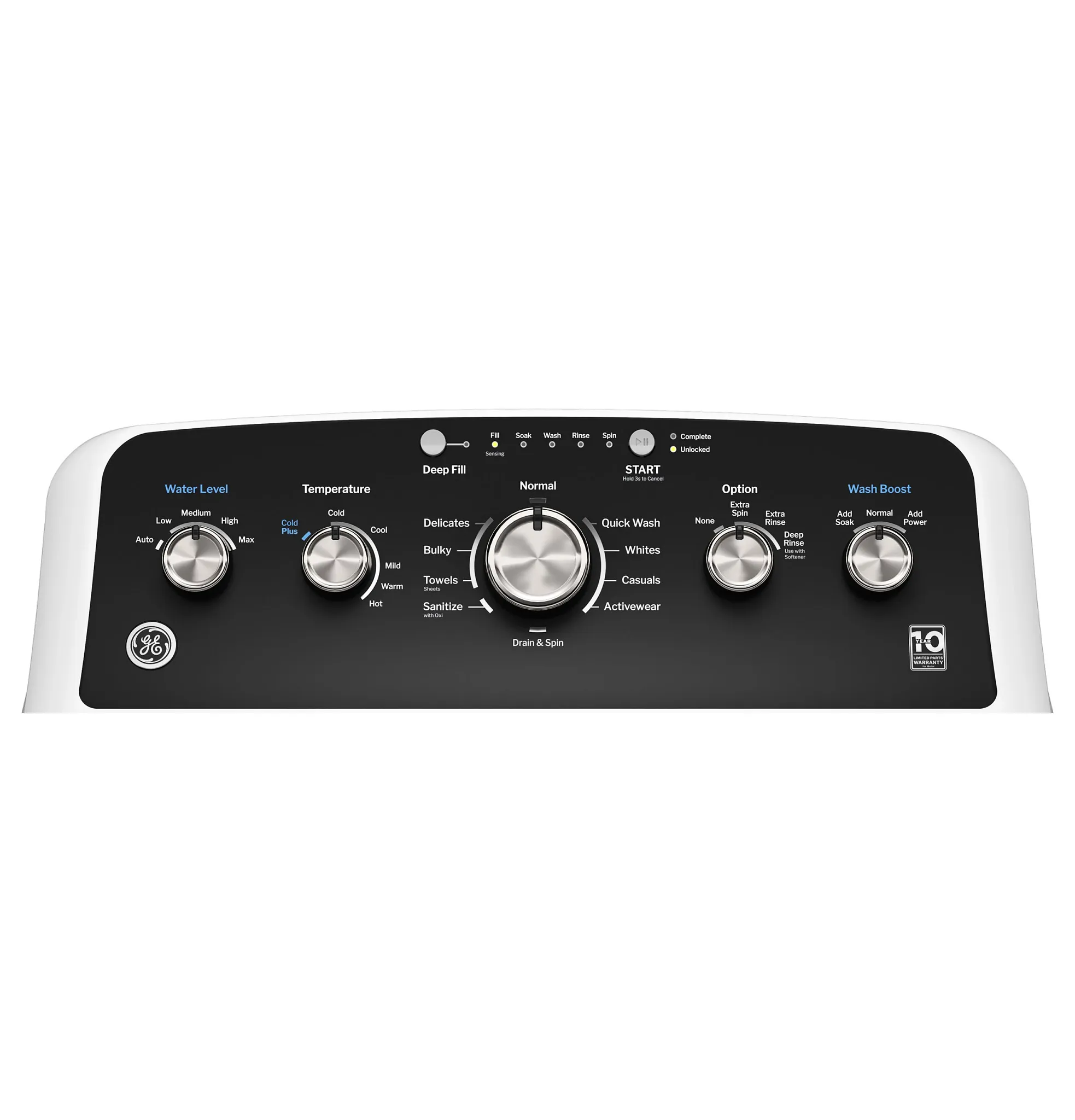 Ge 485 Series White Top Load Washer