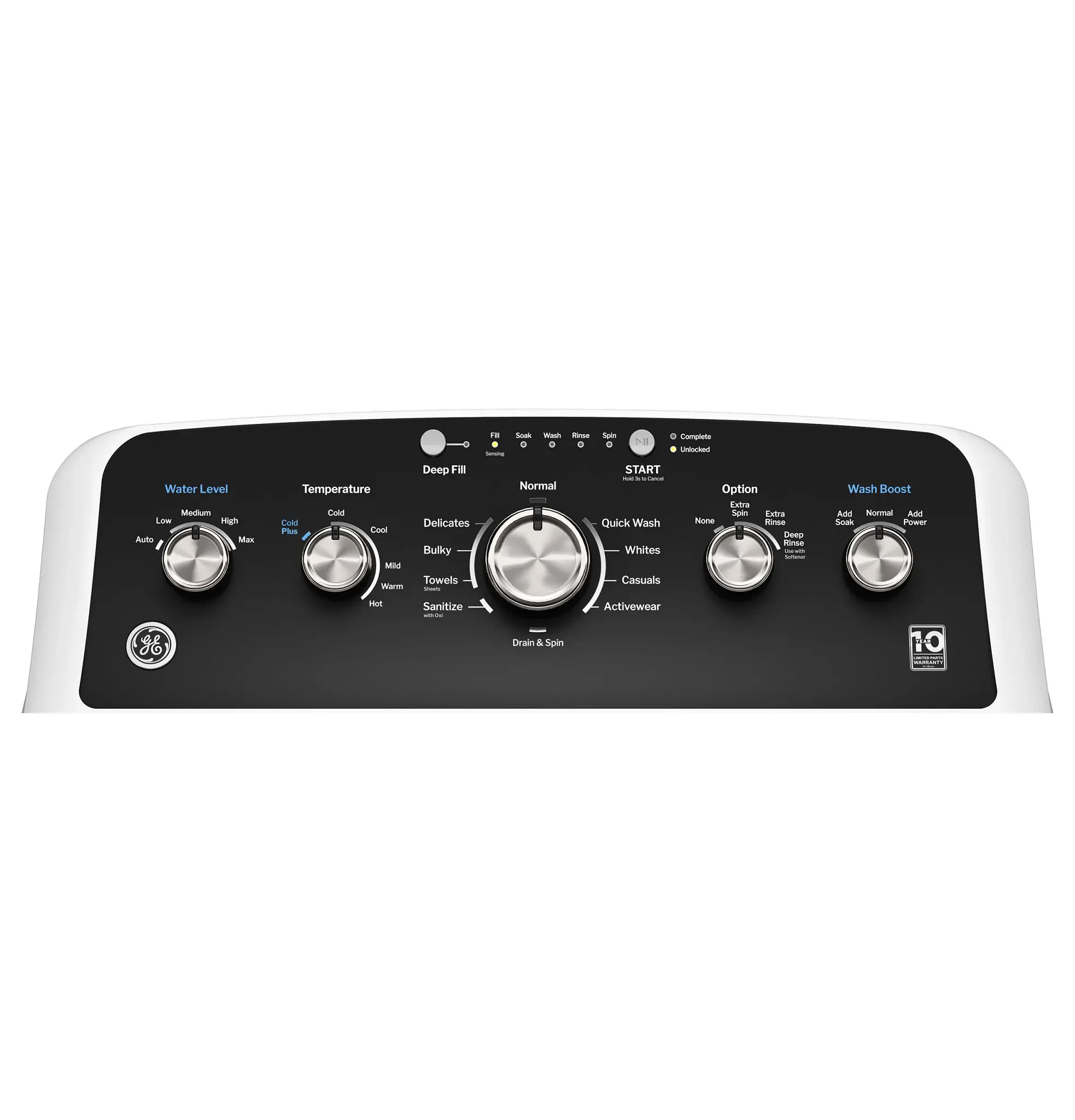 Ge 485 Series White Top Load Washer Ge 485 Series White Top Load Washer