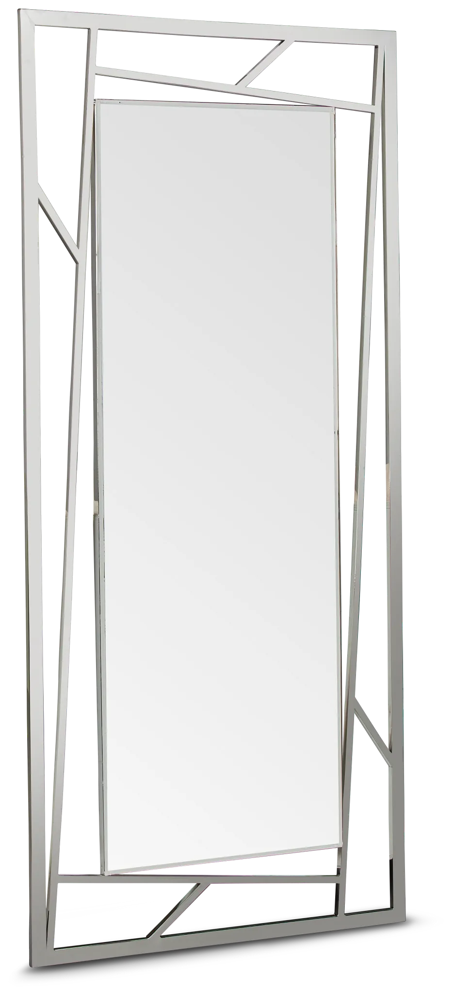 Ace Silver Floor Mirror