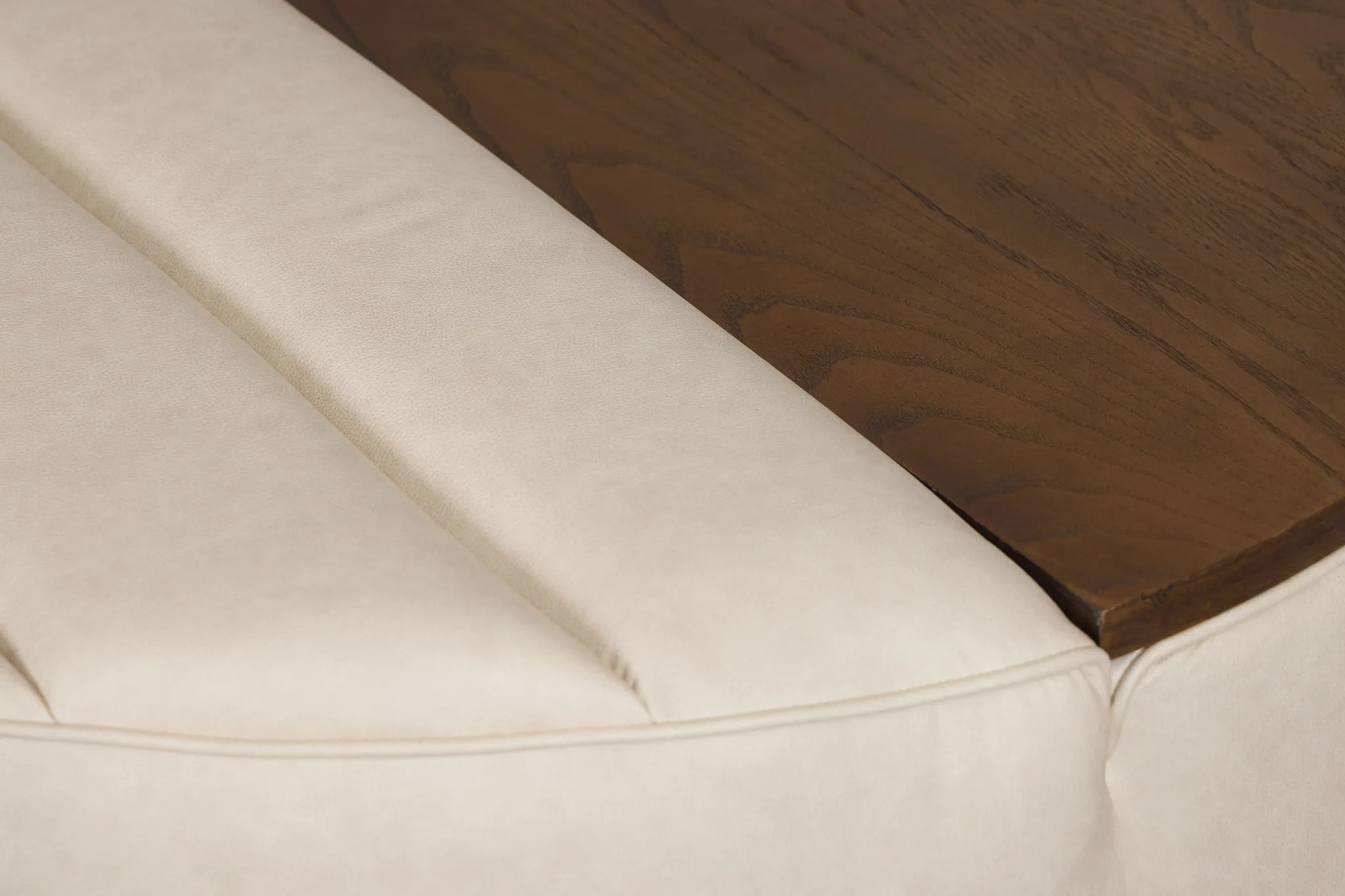 Sawyer Ivory Micro Storage Ottoman