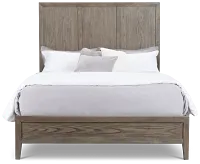 Alden Gray Wood Platform Bed