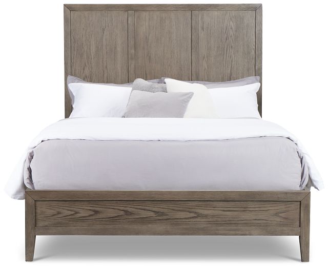 Alden Gray Wood Platform Bed