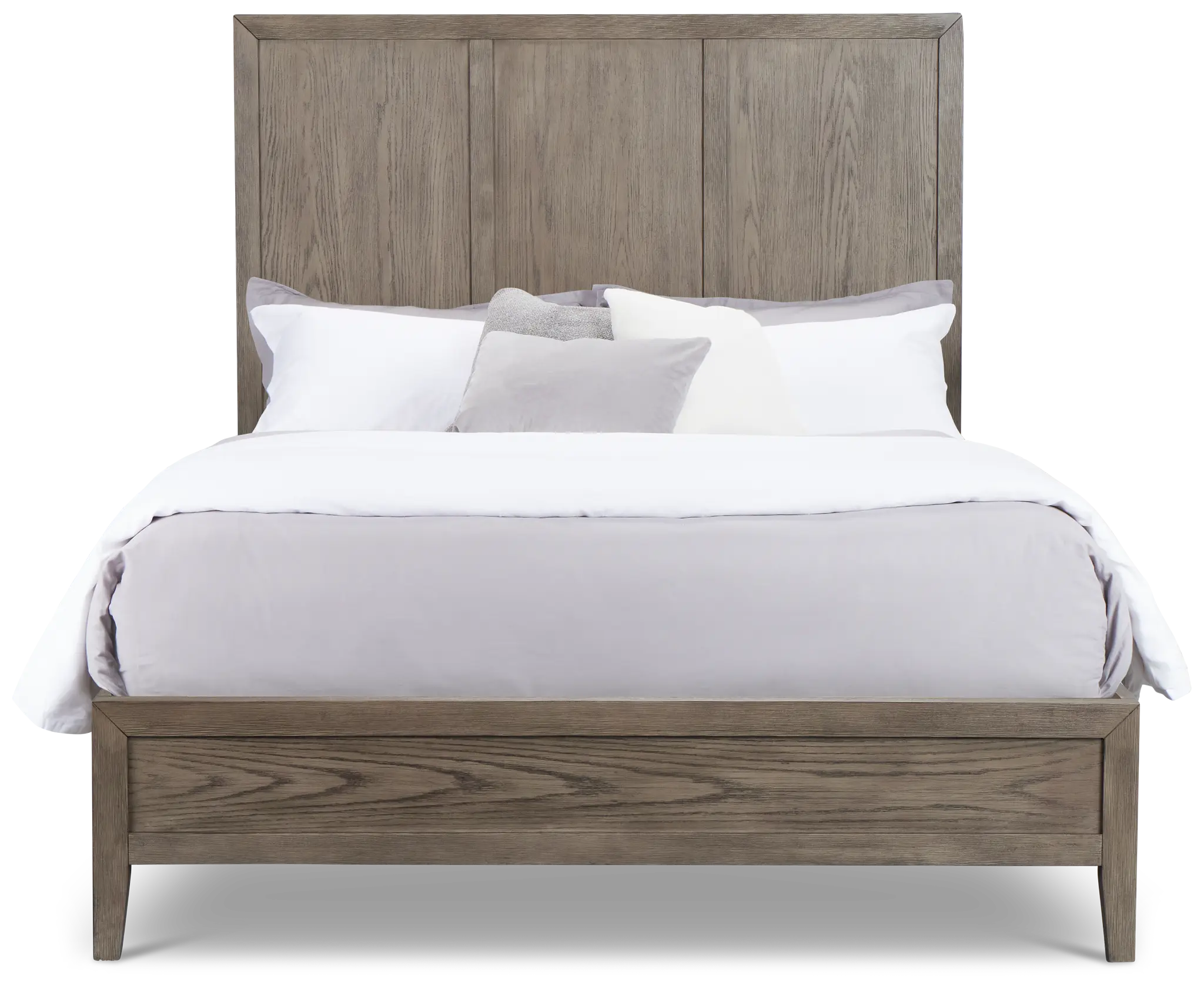 Alden Gray Wood Platform Bed Alden Gray Wood Platform Bed