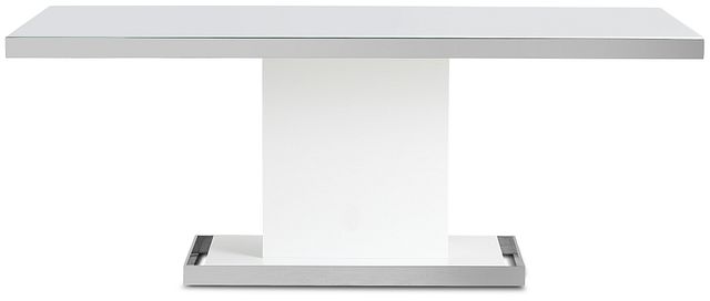 Miami White 78" Rectangular Table