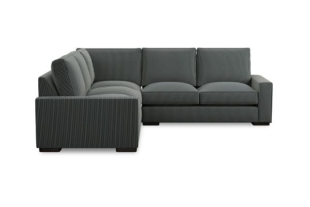 Edgewater Lucy Navy Small Two-arm Sectional