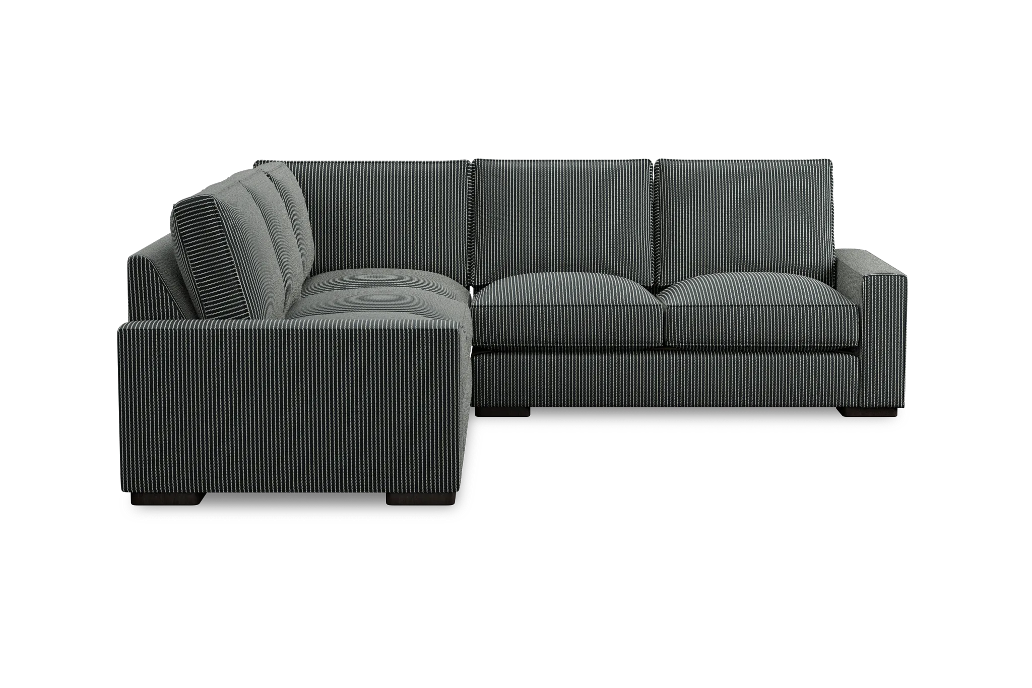 Edgewater Lucy Navy Small Two-arm Sectional