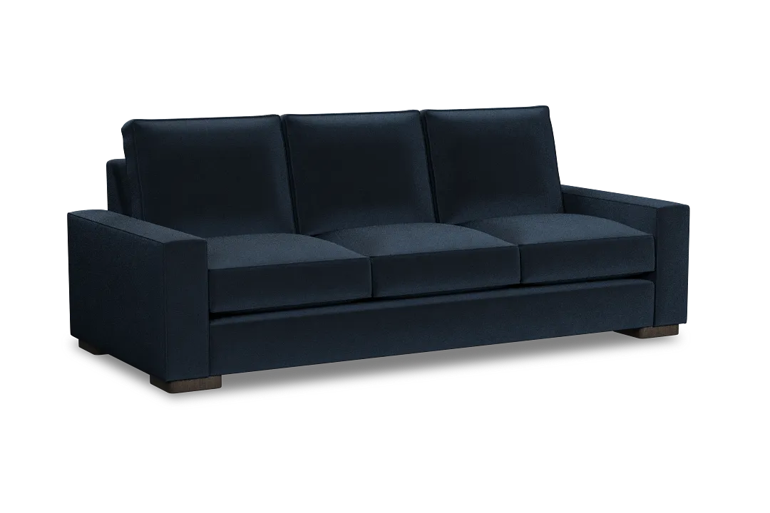 Edgewater Joya Dark Blue 96" Sofa W/ 3 Cushions