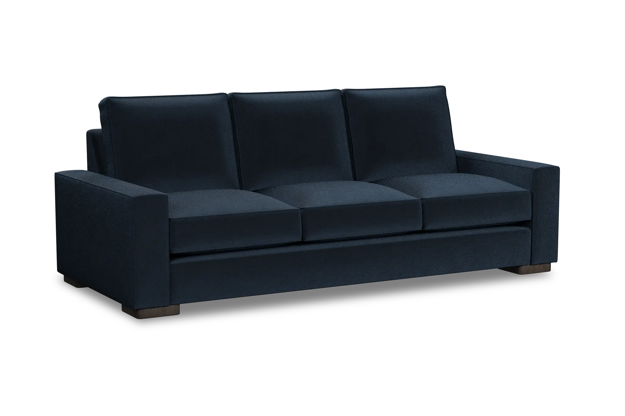 Edgewater Joya Dark Blue 96" Sofa W/ 3 Cushions Edgewater Joya Dark Blue 96" Sofa W/ 3 Cushions