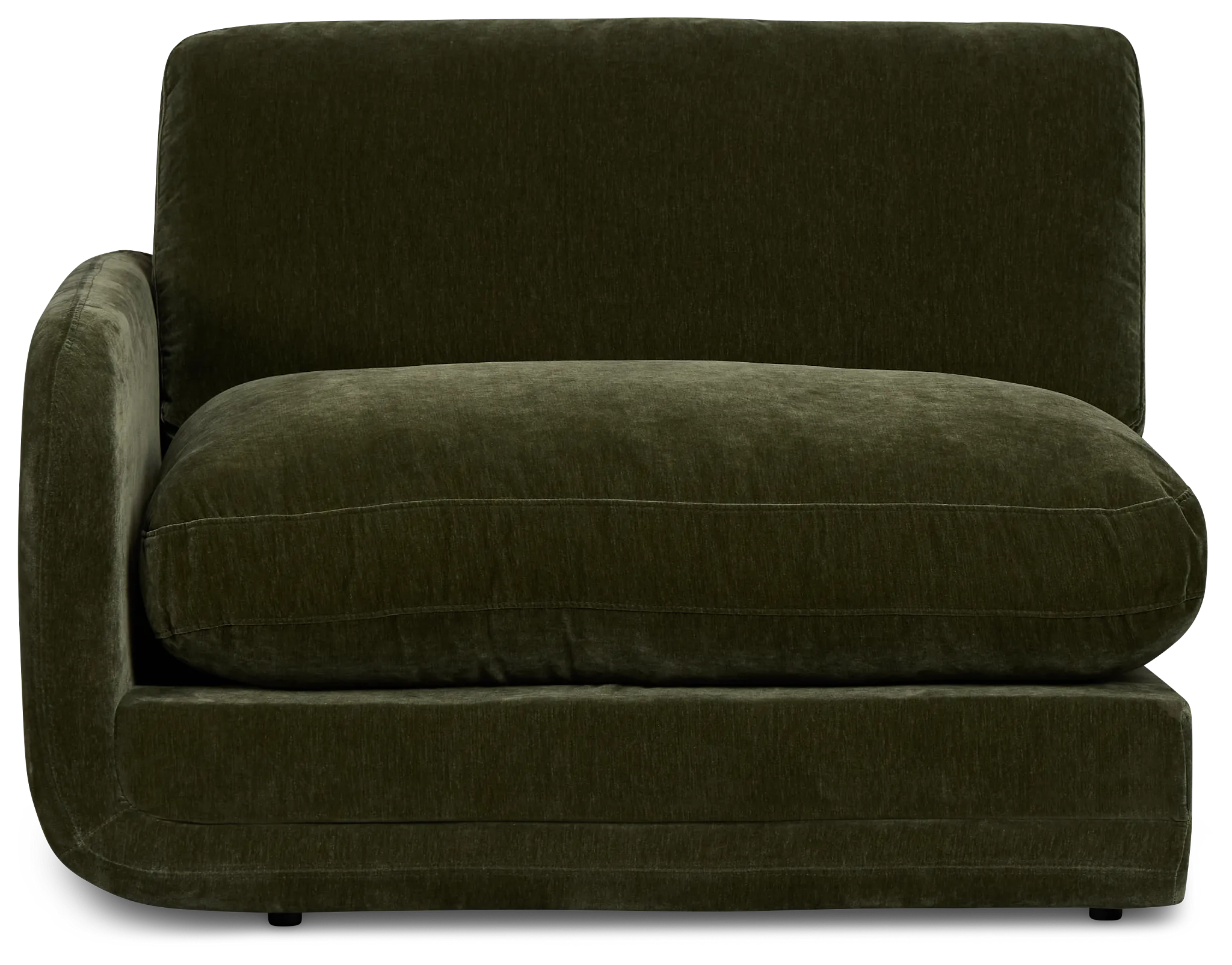 Jules Green Velvet Left Chair