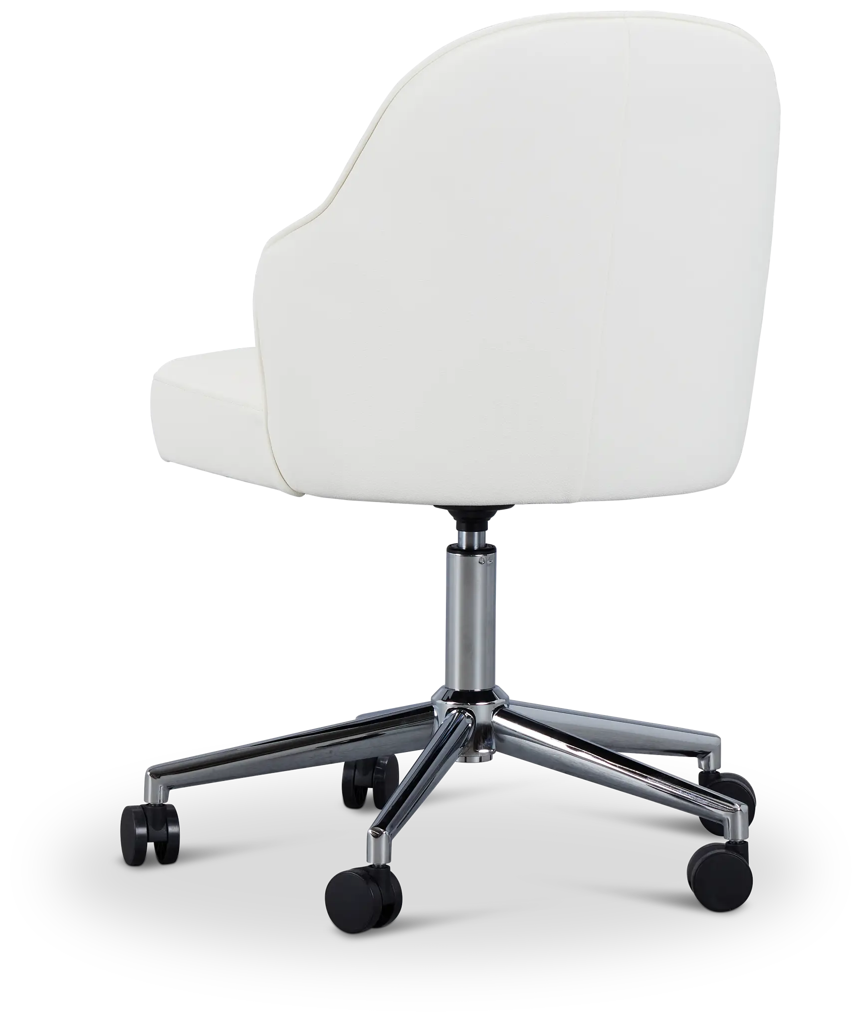 Paige White Swivel Desk Chair Paige White Swivel Desk Chair