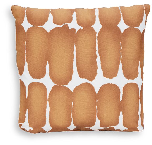 Shiba Dot Light Brown 18" Indoor/outdoor Accent Pillow