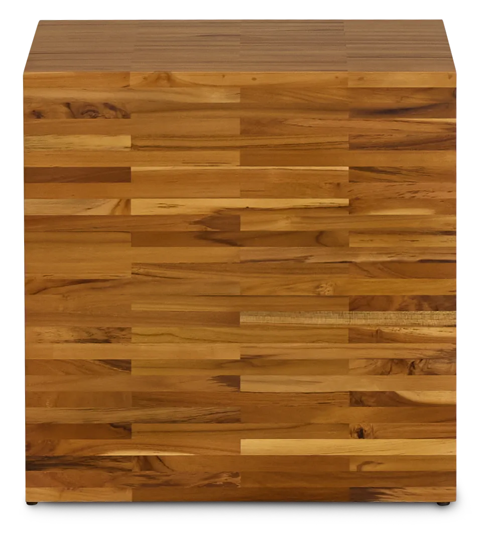 Haven Mid Tone Wood Square End Table