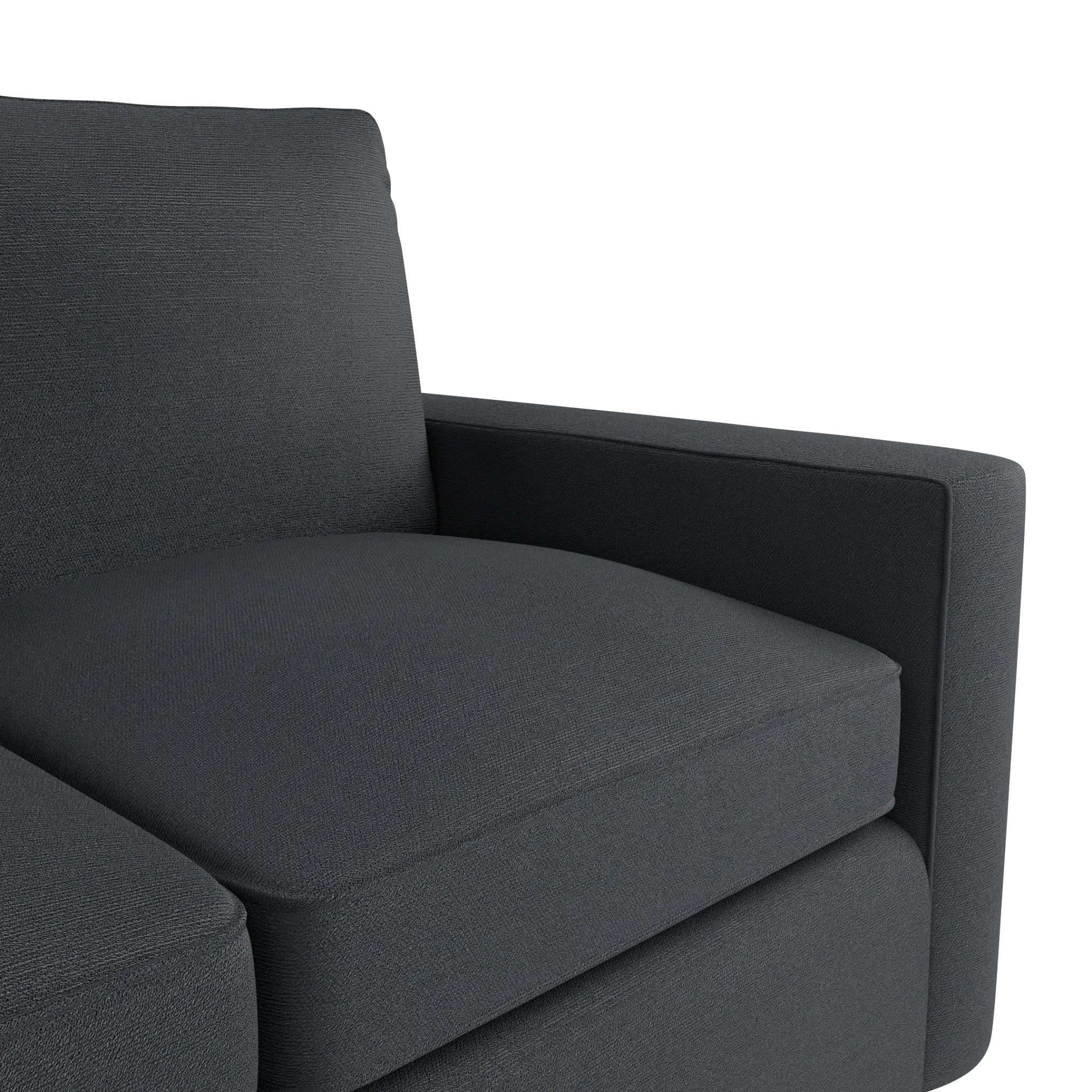 Siesta Peyton Dark Blue Fabric Loveseat Siesta Peyton Dark Blue Fabric Loveseat